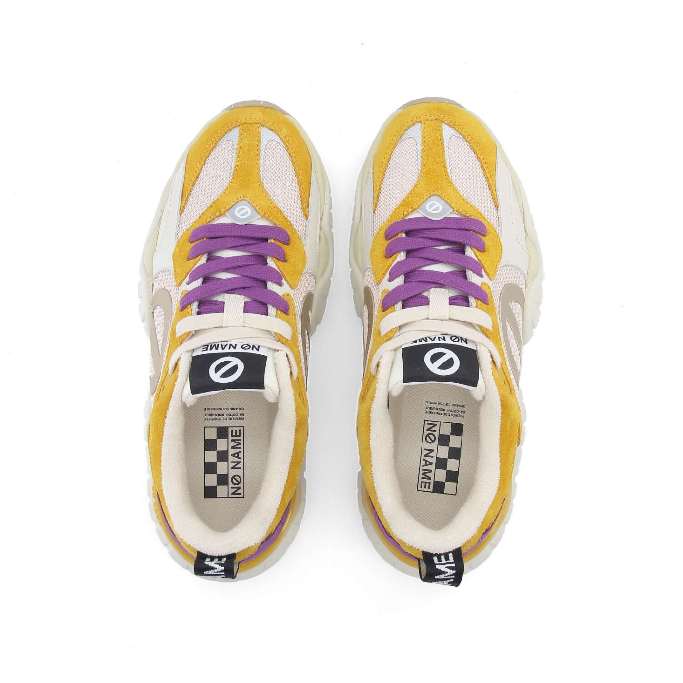 KRAZEE RUNNER W - SDE/CONNOR/SDE - JAUNE MOUTARDE/BEIGE/VIOLET